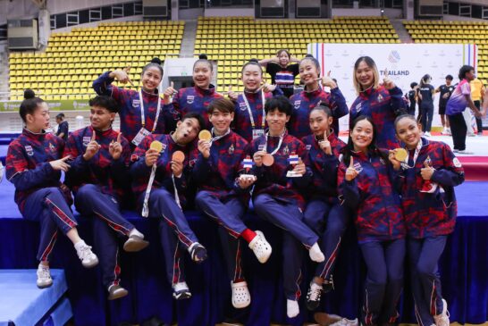 แข่งขันเสร็จสิ้นไปแล้ว 1 ยิม สำหรับกีฬาซีเกมส์ครั้งที่ 33 สรุปผลงานยิมศิลป์ 3 ทอง 2 ทองแดง