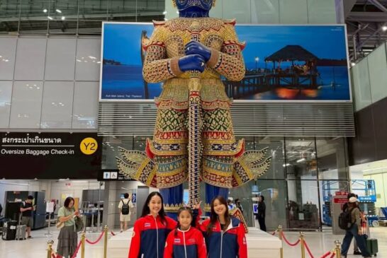 สมาคมกีฬายิมนาสติกแห่งประเทศไทยส่งนักกีฬาและเจ้าหน้าที่ จำนว
