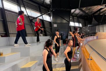 📌ฝึกซ้อมในวันแรกของนักกีฬายิมนาสติกแอโรบิกทีมชาติไทยและเยาว