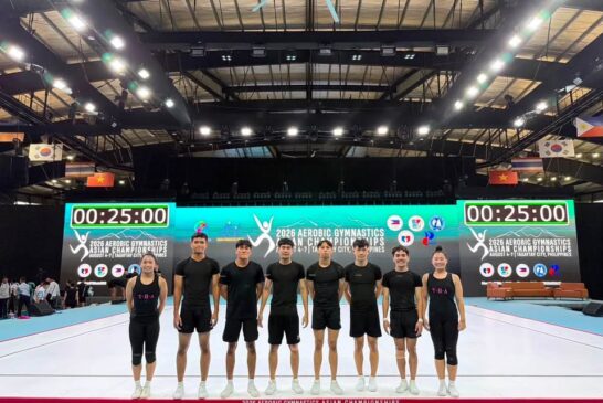 📌วันแรกของการฝึกซ้อมของนักกีฬายิมนาสติกแอโรบิกทีมชาติไทยและ